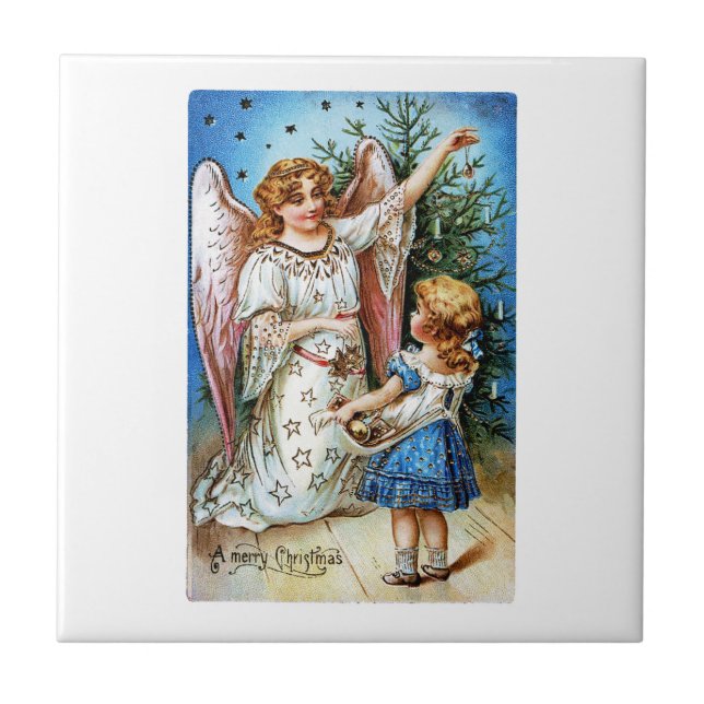 Christmas Angel Tile (Front)