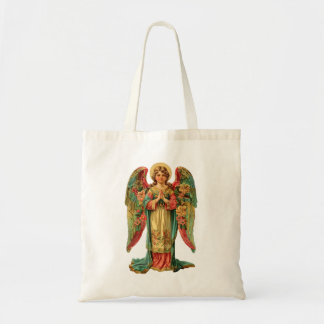 Christmas angel tote bag