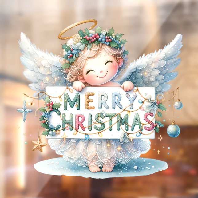 Christmas Angel Window Cling (Sheet 2)