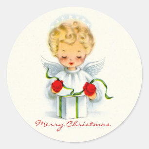 Christmas Angel Wrapping Gift Sticker