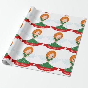 Christmas Angel Wrapping Paper