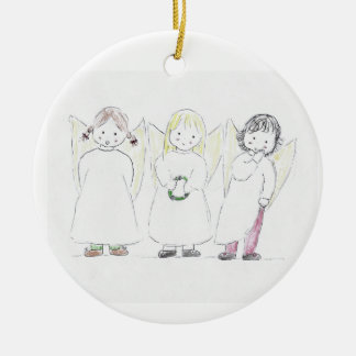 christmas_angels ceramic ornament