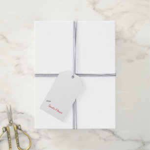 CHRISTMAS ANGELS FROM SANTA CLAUS GIFT TAGS
