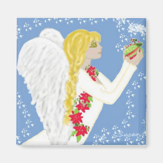 Christmas Angel's Gift Magnet