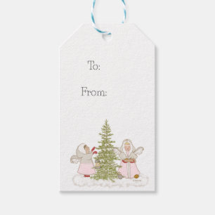 Christmas Angels Gift Tags