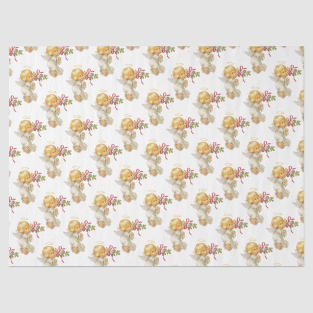 Christmas Angels Tissue Paper (Front)