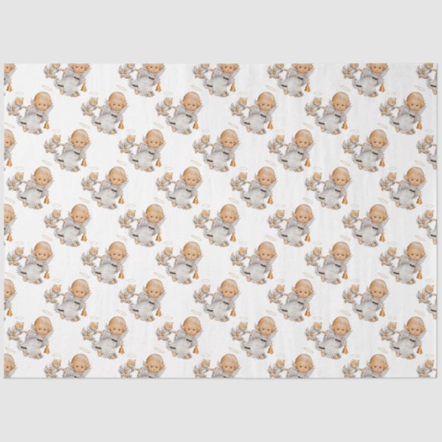 Christmas Angels Tissue Paper (Front)