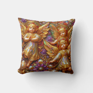 CHRISTMAS ~ Angels Vintage ~ Throw Pillow