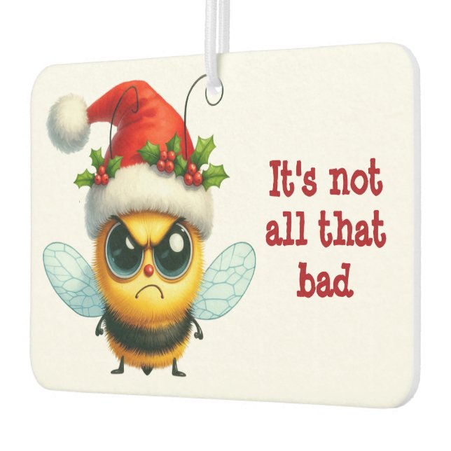 Christmas Angry Honeybee Air Freshener (Left)