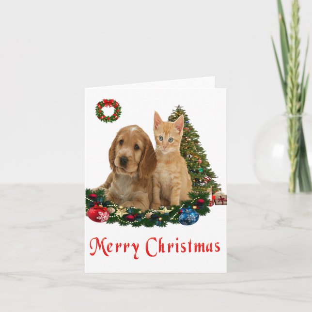 Christmas Animals Card (Front)