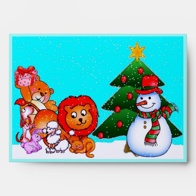 Christmas Animals Envelopes (Front)