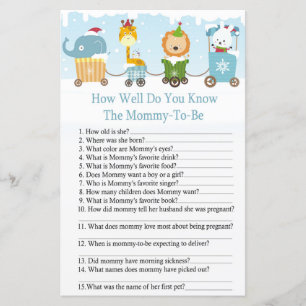Christmas animals train how well do you know game