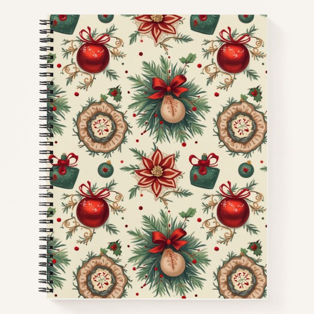 christmas anniversary note design notebook (Front)
