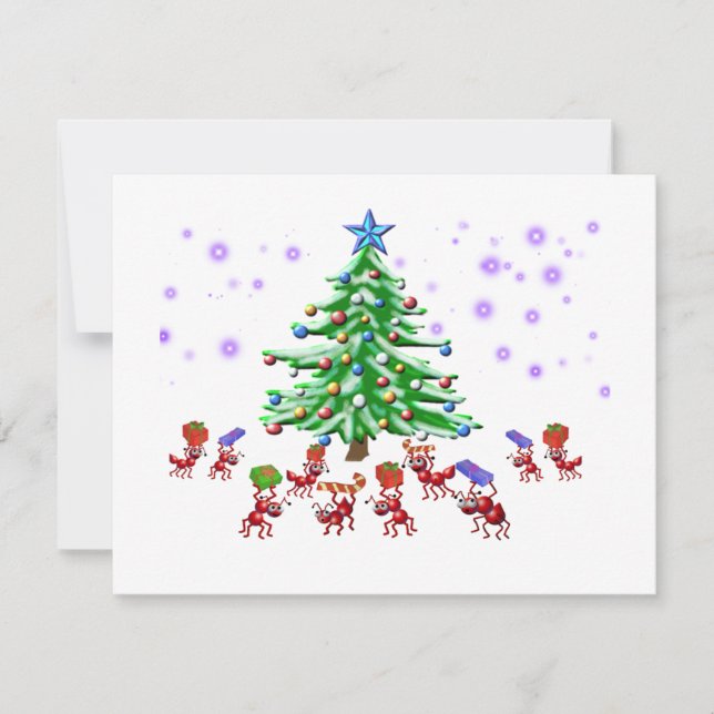 Christmas Ant-ticipation Holiday Card (Front)