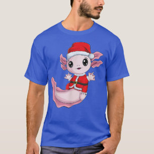 Christmas Aolotl Santa Claus Xmas PJs pajama kawai T-Shirt