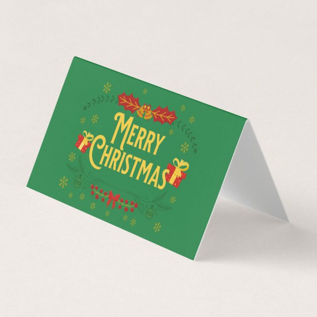Christmas Approaching  Business Card (Front)