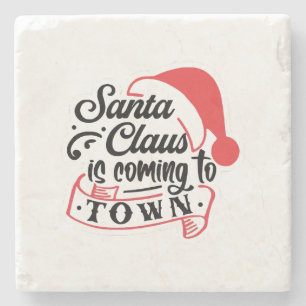 Christmas Approaching Stone Coaster