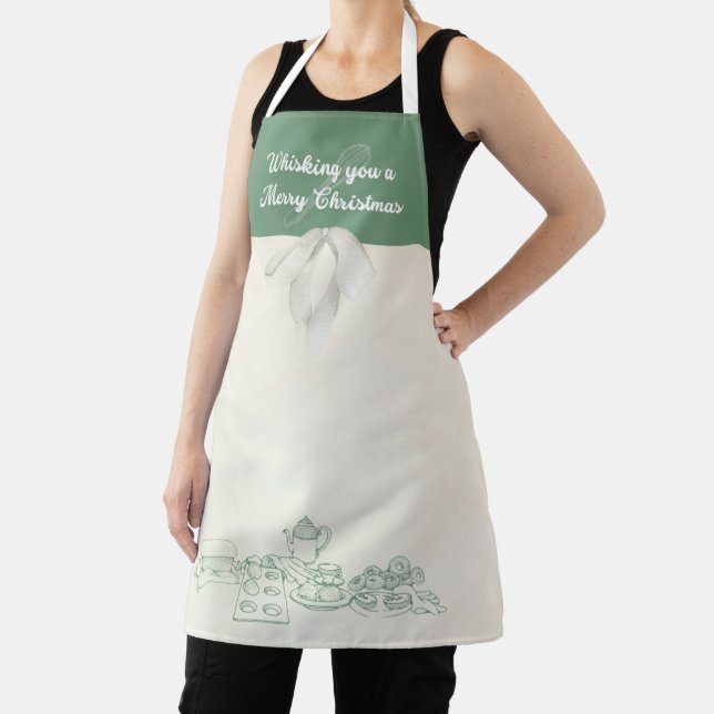 Christmas Apron -“Whisking You a Merry Christmas" (Insitu)