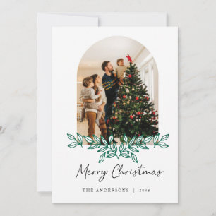 Christmas Arch Frame Family Photo cards