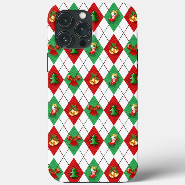 Christmas Argyle  Case-Mate iPhone Case (Back)