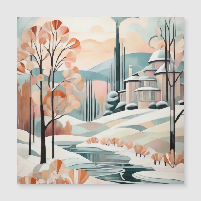 Christmas Art deco [magnetic design] (Front)