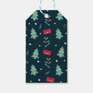 Christmas Art Plant Art One Little Christmas Tree  Gift Tags
