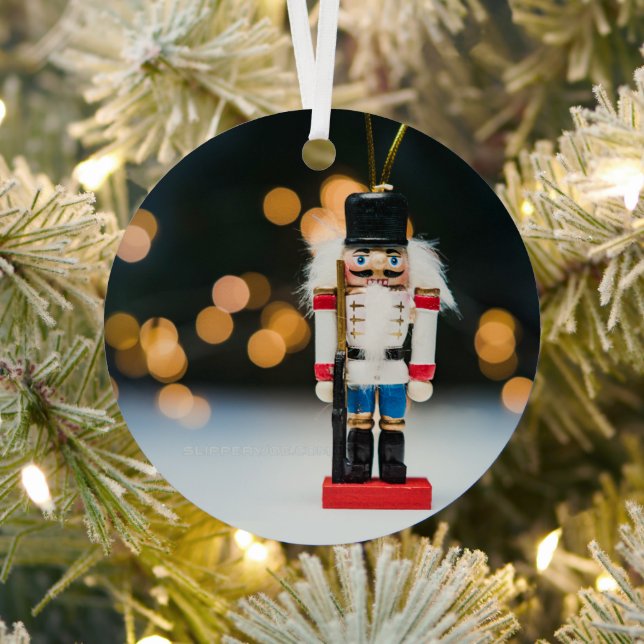 Christmas artistic nutcracker ornament SlipperyJoe (Insitu)