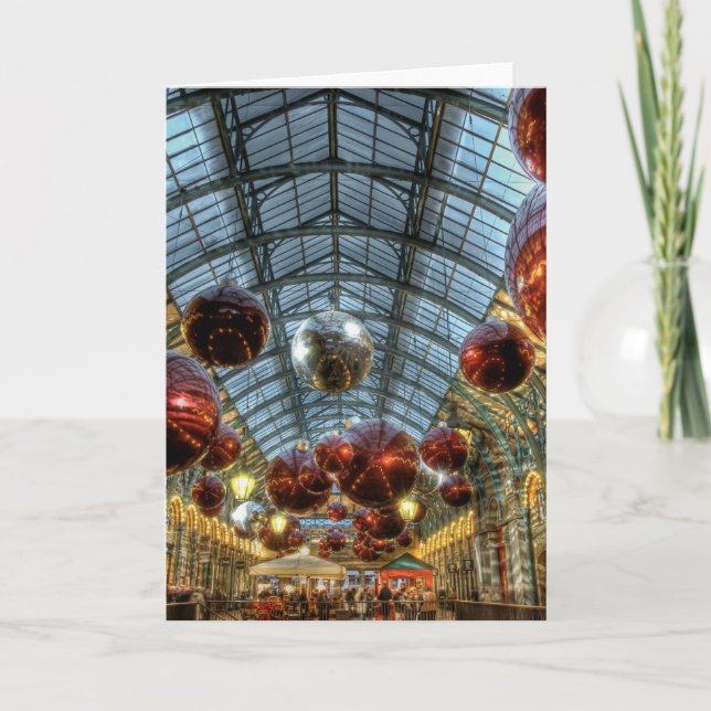 Christmas at Covent Garden, London Holiday Card (Front)