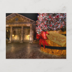 Christmas at Covent Garden, London Holiday Postcard
