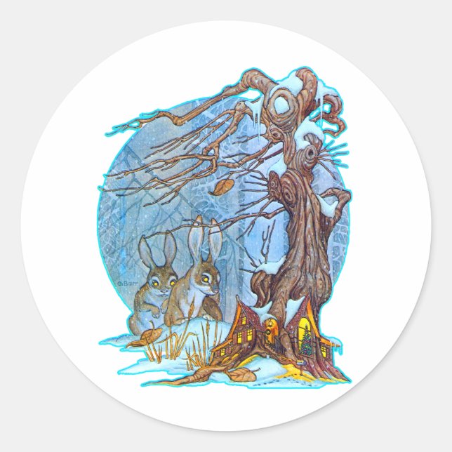 Christmas at Elf Hall Sticker (Front)