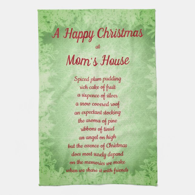 Christmas at Great Mom's House Kitchen Towels (Vertical)