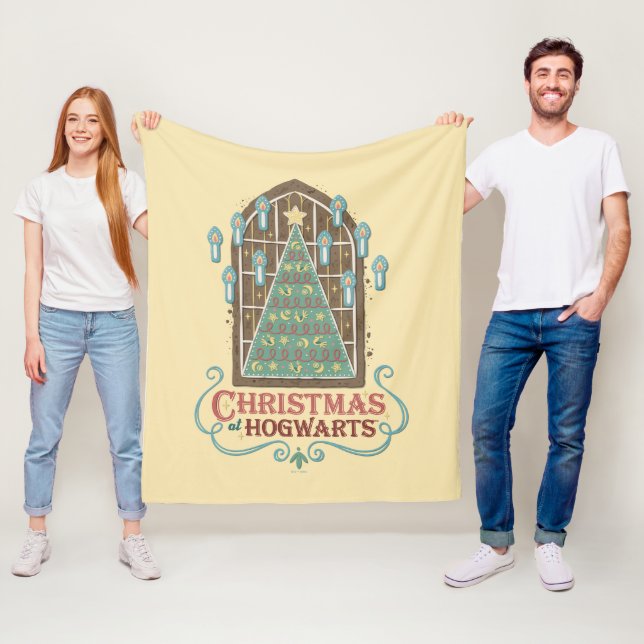Christmas at HOGWARTS™ Cookie Graphic Fleece Blanket (In Situ)