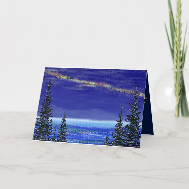 Christmas at Lake Tahoe Holiday Card (Front)