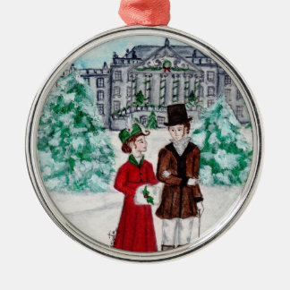 Christmas at Pemberley Metal Ornament