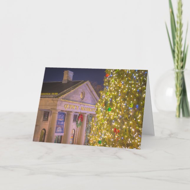 Christmas at Quincy Market Holiday Card (Front)