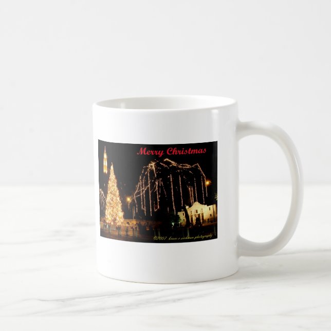 Christmas at the Alamo Coffee Mug (Right)
