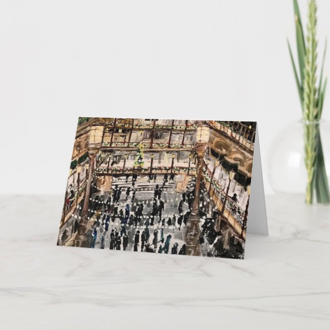 Christmas at the Arcade by Willowcatdesigns Card (Front)