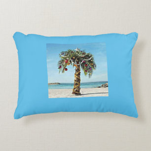 "CHRISTMAS AT THE BEACH* ACCENT PILLOW
