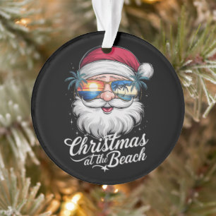 Christmas At The Beach Hawaiian Summer Holiday Ornament