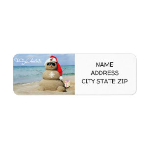 **CHRISTMAS AT THE BEACH** RETURN ADDRESS