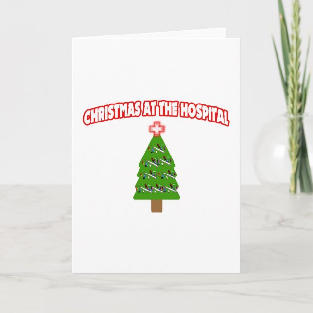 Christmas At The Hospital Holiday Card (Front)