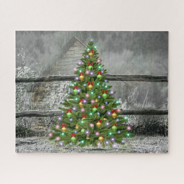 Christmas at the Ranch Jigsaw Puzzle (Horizontal)