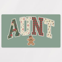 Christmas Aunt Faux Patchwork Pattern II
