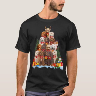 Christmas 	 Australian Labradoodle Xmas Tree Gifts T-Shirt