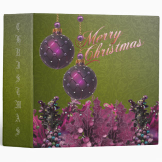 Christmas Avery Binder