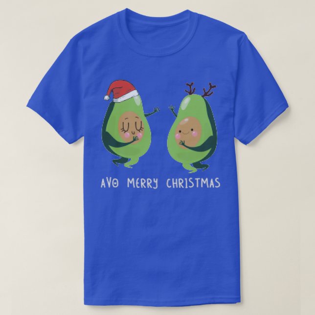 Christmas avocado 3 T-Shirt (Design Front)