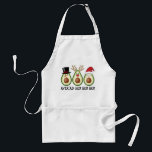 Christmas Avocado Frosty, Rudolph, and Santa Standard Apron<br><div class="desc">Frosty,  Rudolph,  and Santa are ready to spread Christmas cheer (and guac!) in this festive holiday design.</div>