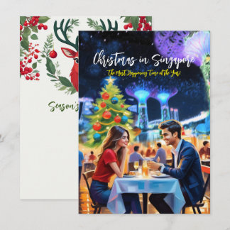 ‘Christmas Away in Singapore’ Greeting Card