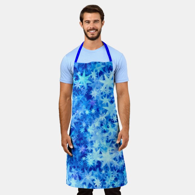 Christmas Azure Horizon Apron (Worn)