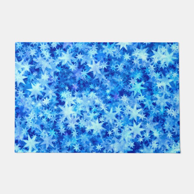 Christmas Azure Horizon Doormat (Front)